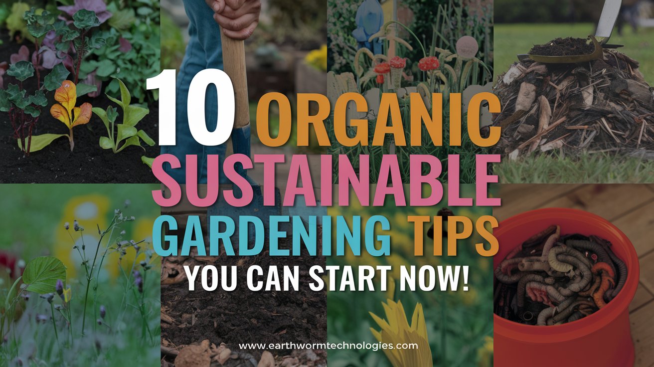 10 Organic Gardening Tips You Can Start Now | Earthworm Technologies ...