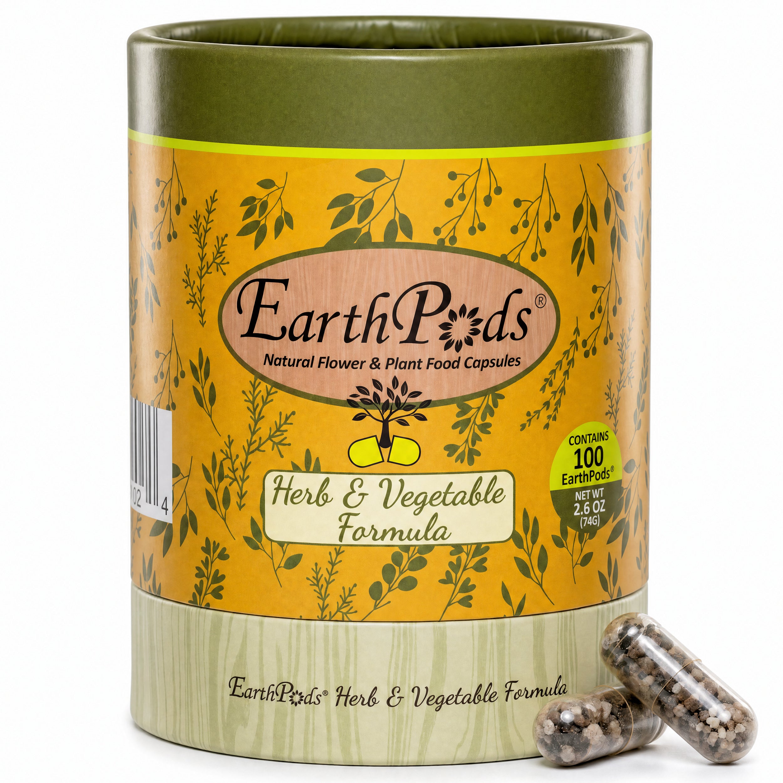 EarthPods organic herb fertilizer