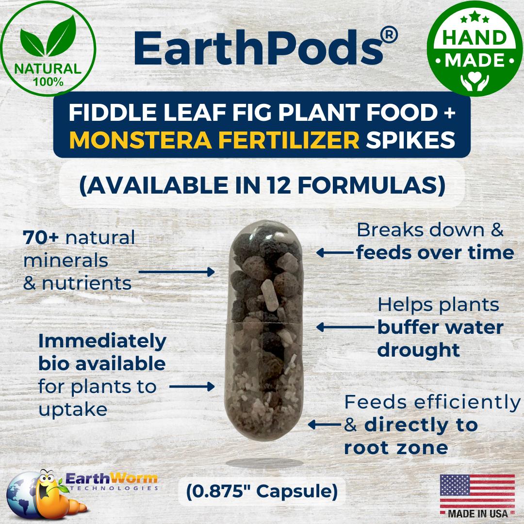 EarthPods organic Monstera plant food fertilizer