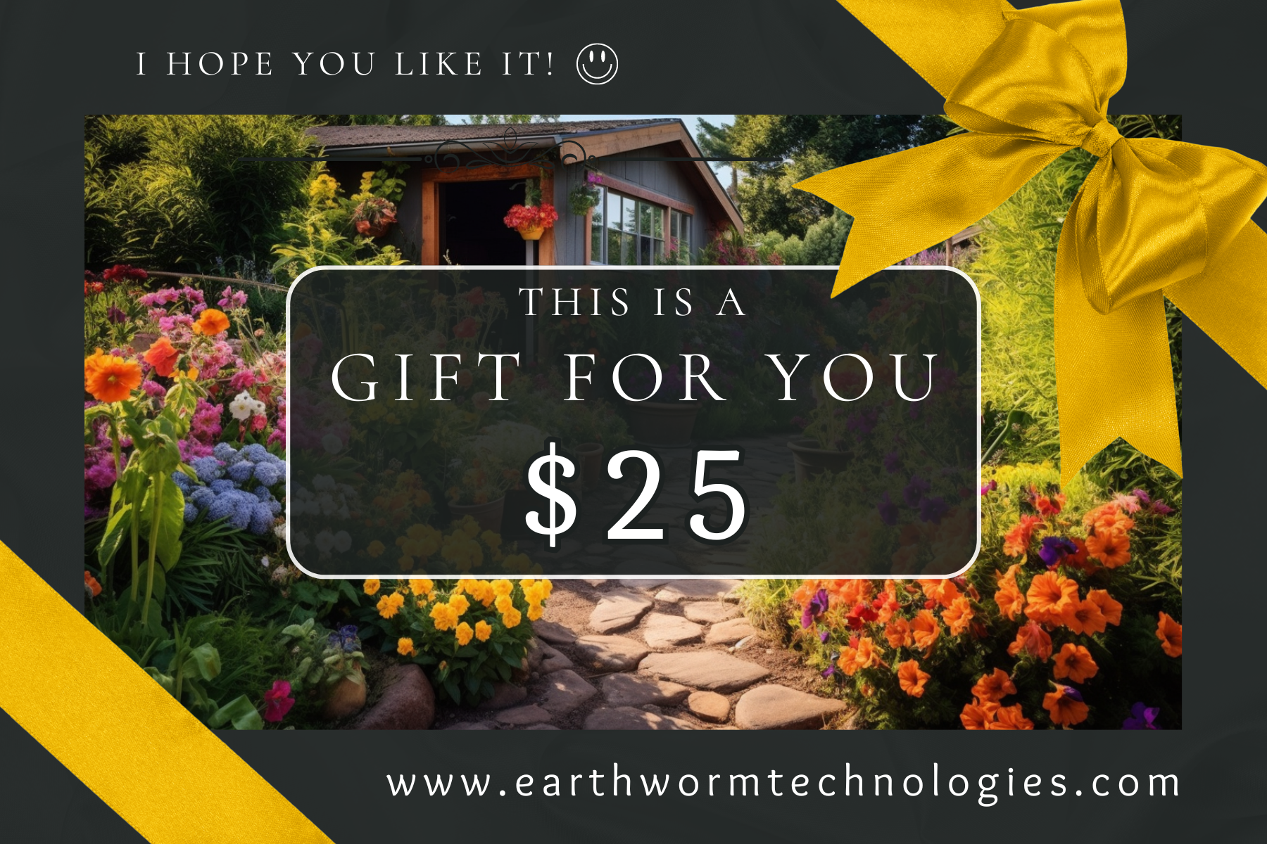 Earthworm Technologies® Organic Plant Food Gift Cards