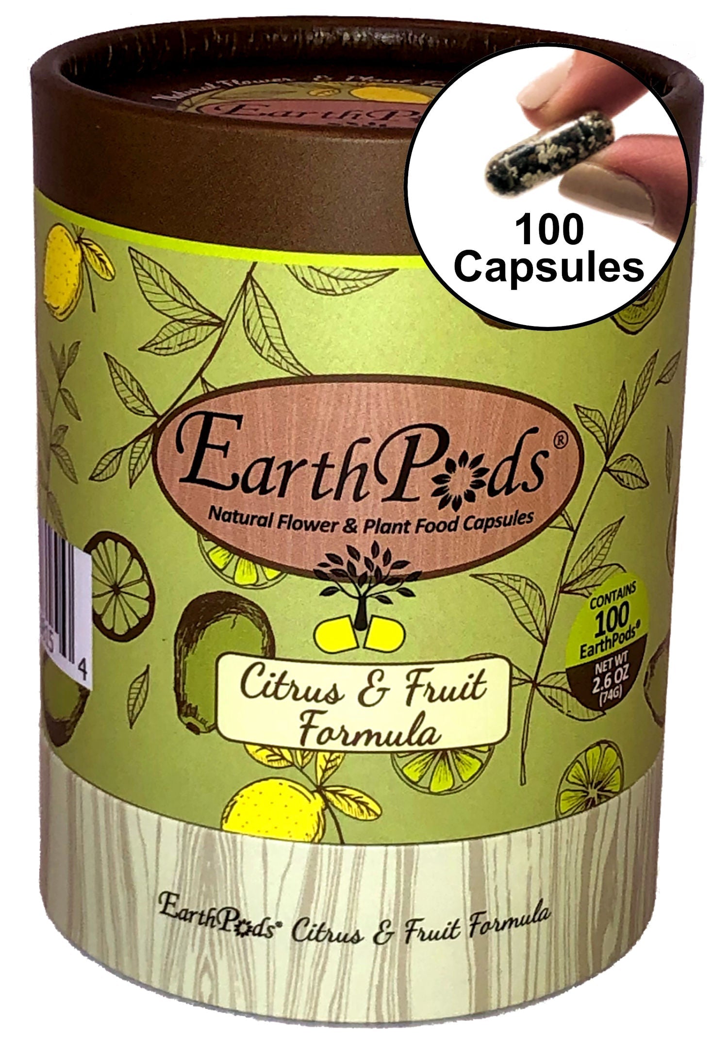 EarthPods® CITRUS & FRUIT Organic Plant Food Capsules | Earthworm