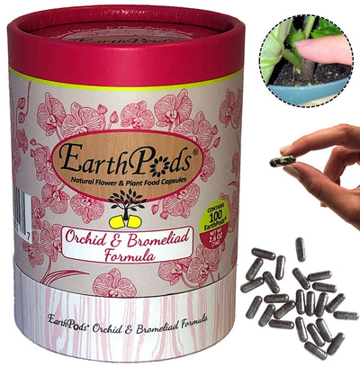 EarthPods® Organic Indoor / Outdoor Orchid, Bromeliad, Tillandsia Air Plant Food